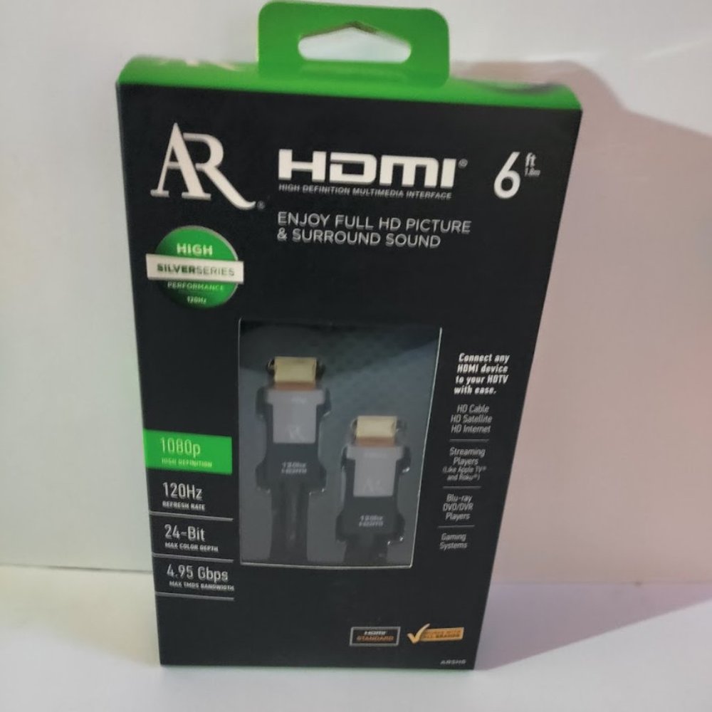 HDMI 6 foot Cord New by A&R